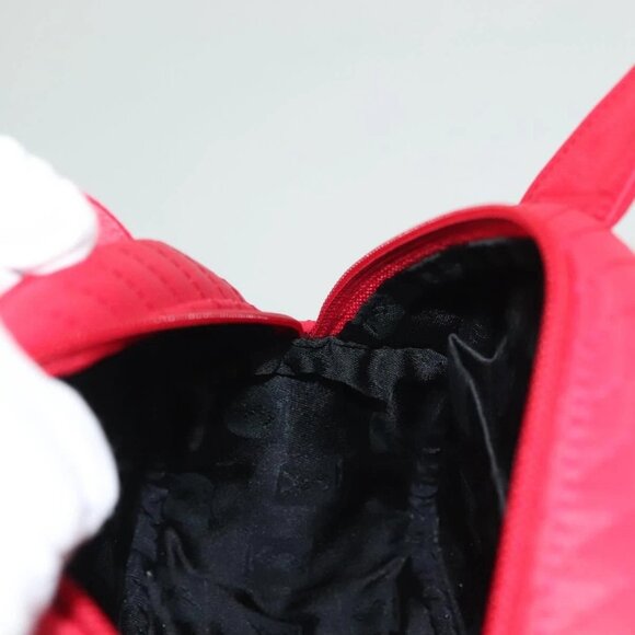SAINT LAURENT Hand Bag Nylon Red Auth - Picture 14 of 16
